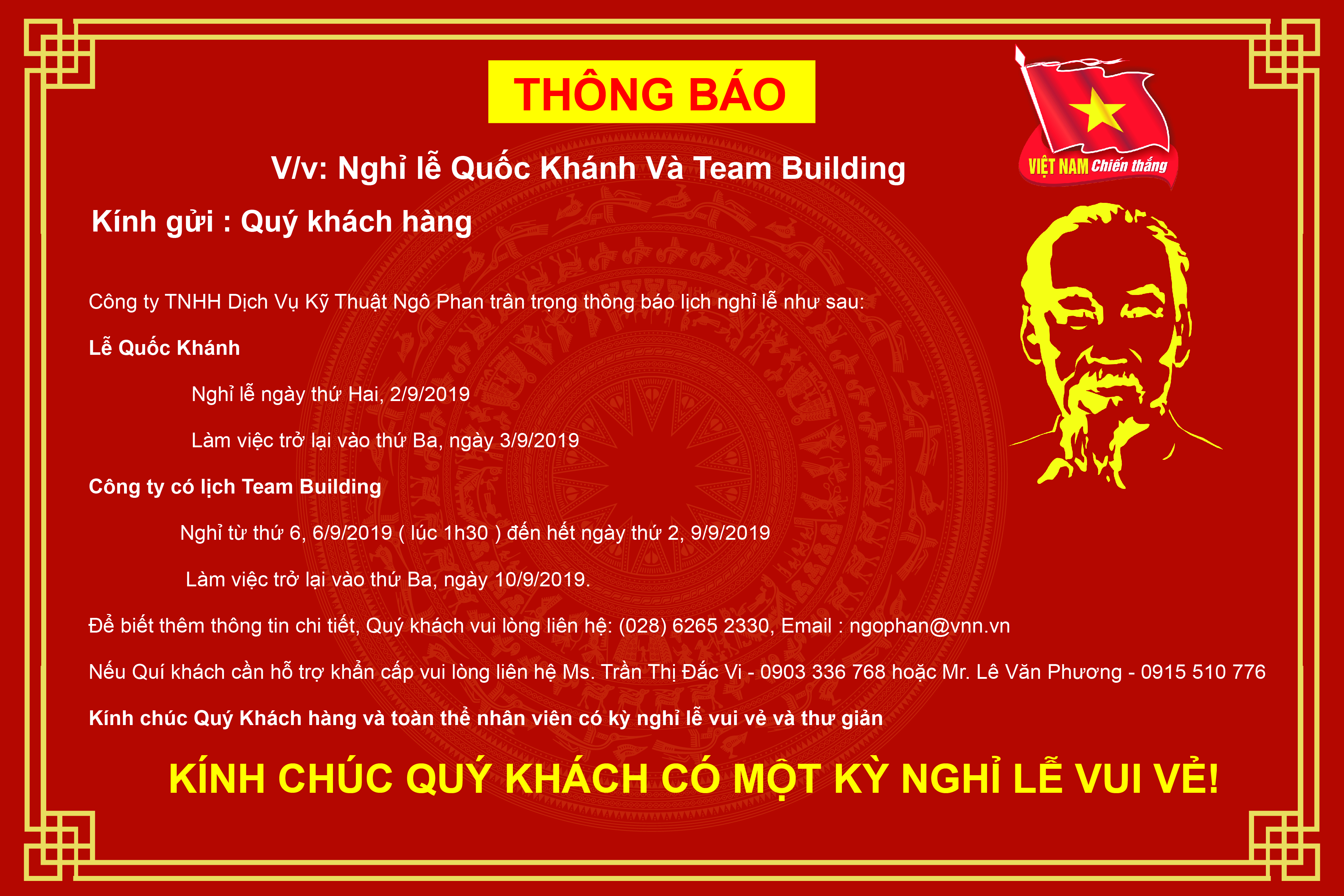 Thong bao nghi le